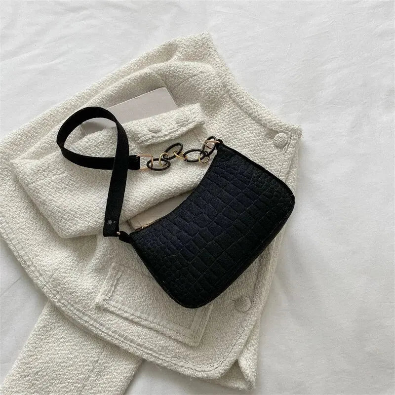 Lady Felt Armpit Design Luxury Tote Released Fashion Ladies Handbag Under Crescent Small Square Bag Lady Felt Armpit Design Luxu